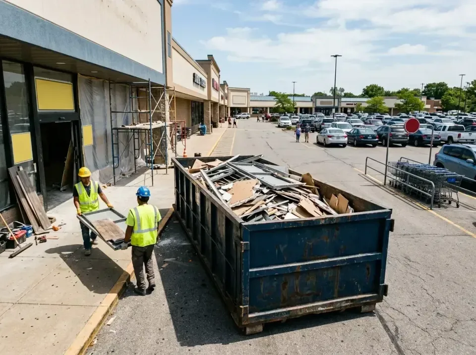 retail-store-renovation-debris-003 — frequently asked questions, Roll-off Dumpster Rentals in Weatherford, TX